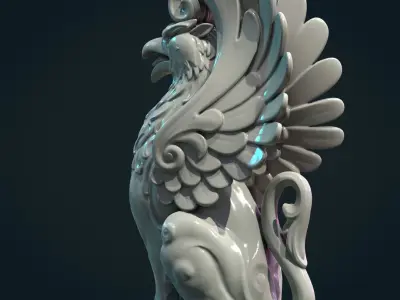 Griffon griffin 3D print model