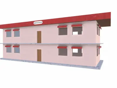 Administrator Block Low-poly 3D model