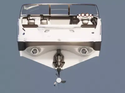 Sea Boat 24 Feet 3D model