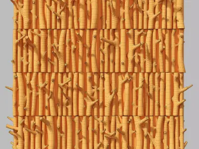 Branch decor n89c 3D model