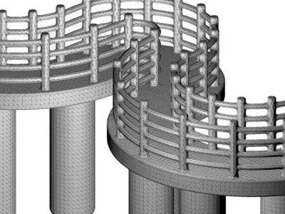 Classic Curved Bridge 3D print model