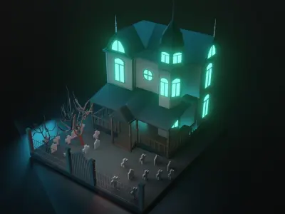 Haunted House 3D model