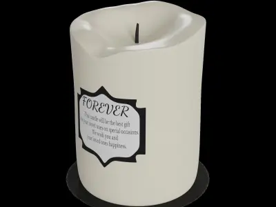 Grave candles Grave Candles 3D model