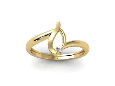 Simple Light Weight Ring  Free 3D print model