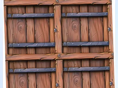  Stylized Wood Seamless Texture Texture