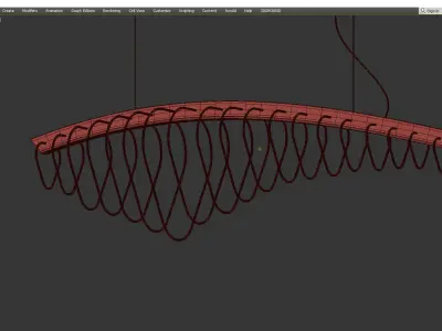 Whale MM Lampadari Low-poly 3D model