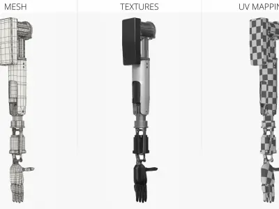  Advanced Robotics Arm Silver 