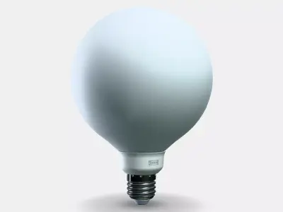 TRADFRI LED bulb E27 470 lumen Low-poly 3D model
