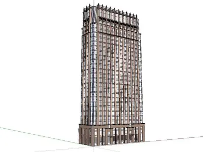 vacation spot-Resort-Fashion Leisure Hotel-0228 3D model