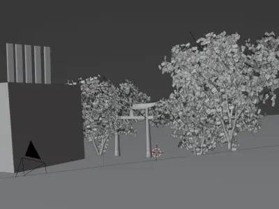 Japanese Tori 3D model