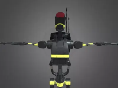 B1 Battle Droid Firefighter 3D model