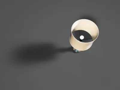 Vintage table lamp Low-poly 3D model purchase