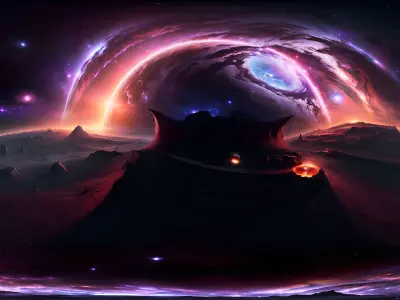 HDRI Alien Places Vol1 Low-poly 3D model