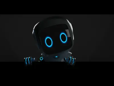 Cute Short Robot V1 3D model