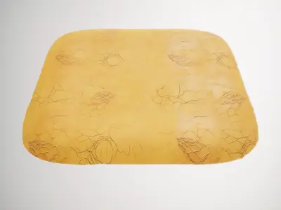 Gold Leaf Cracked HQ PBR Textures Set Texture