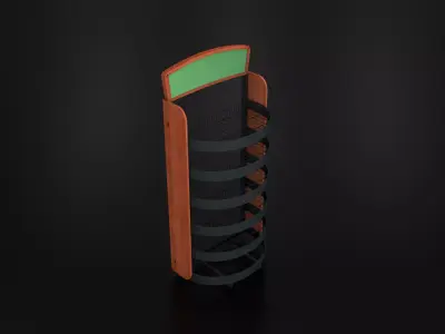Display Rack  Low-poly 3D model
