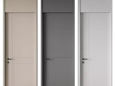 Door set 02 3D model