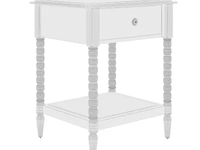 Jenny Lind Kids Nightstand 3D model