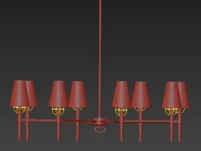 Jonathan Adler Ventana Chandelier 3D model