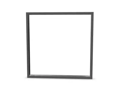 Modern Minimalist Picture Window - window 3D Model 3D model