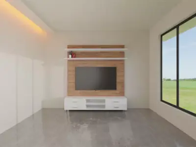 TV Rack Free low-poly 3D model