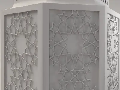 Lantern Islamic 3D model
