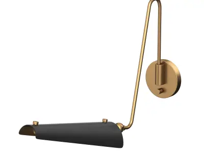 Osorio 4-in Wall Vanity Light 3D model