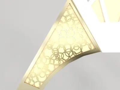 Wedding Salon Entry Big Ring 3D model