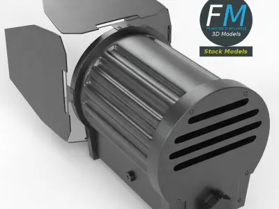 Stage light 1 3D model