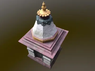 Nepalese Temple 3D model