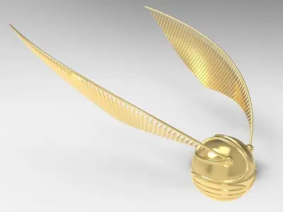 Harry Potter Golden Snitch 3D model