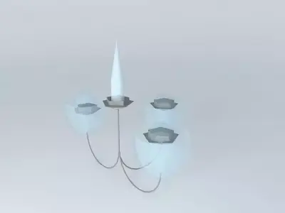 Lamp gray Free 3D model