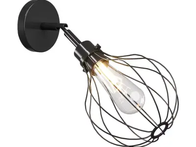 Wall Light URBAN Cables Black 3D model