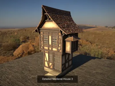 Detailed Medieval Building pack