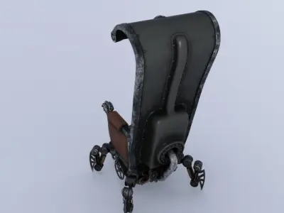 Throne sci fi 3D model