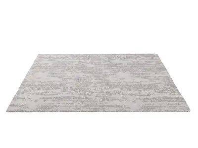 FARIS HAND-KNOTTED WOOL SILK RUG 3D model