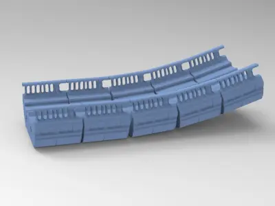 Heman mines track piece 2 3D model