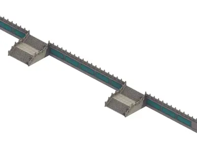 Basilica - Stairs 034 3D model