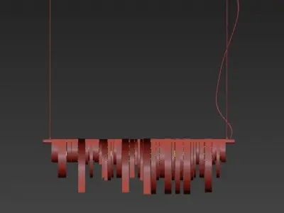 CIRCUS spiral hanging lamp 3D model