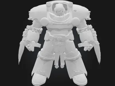Combat Robot 3D Model 3D model