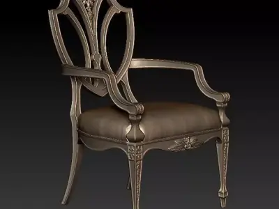 Old chair  3D print model