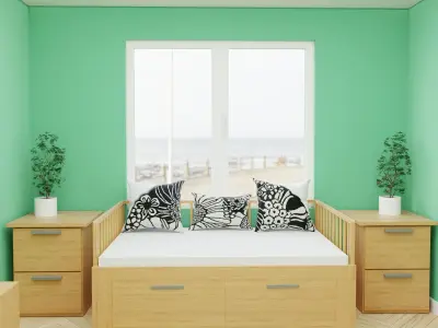 Interior - Kids Bedroom 3D model