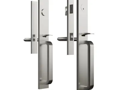 Door Handle set 01 by School House 3D model