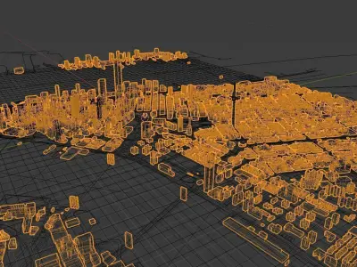 Lower Manhattan City of New York Free 3D model