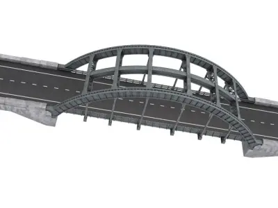 Steel Bridge 3D model order