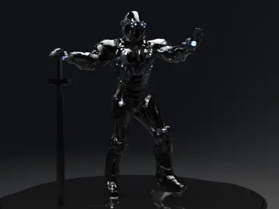 Scifi Robot Character 1 Sculpt Project 3D model