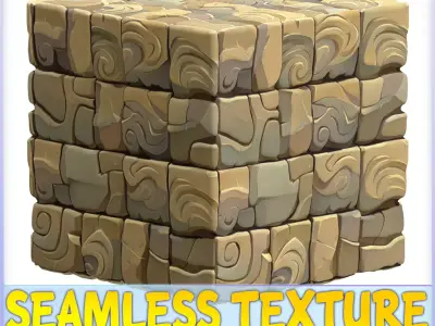 Stylized Tile Seamless Texture Texture get