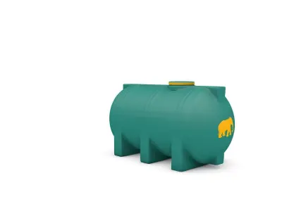 Water tank horizontal  3D model