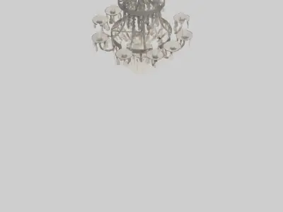 Light fixture model Low-poly 3D model