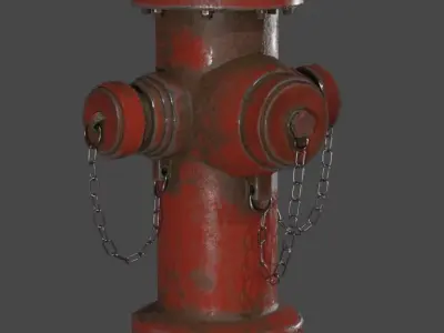 Fire Hydrant Free 3D model